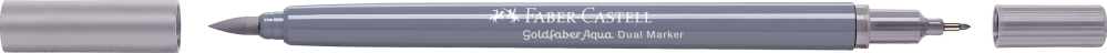Marker solubil 2 capete goldfaber gri purpuriu 279 faber-castell [2]