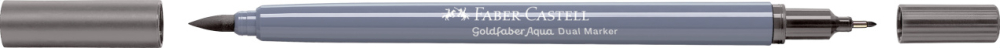 Marker solubil 2 capete goldfaber gri rece iv 233 faber-castell [2]