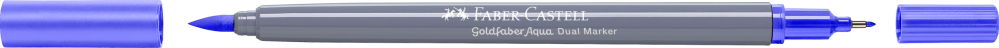 Marker solubil 2 capete goldfaber levantica inchis 197 faber-castell [2]
