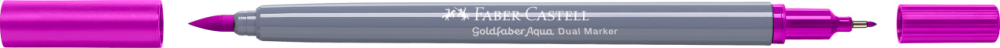 Marker solubil 2 capete goldfaber magenta 228 faber-castell [2]