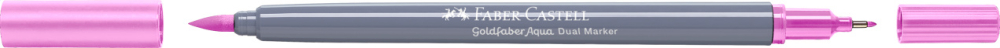 Marker solubil 2 capete goldfaber magenta deschis 119 faber-castell [2]