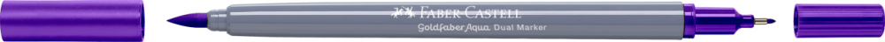 Marker solubil 2 capete goldfaber mov 249 faber-castell [2]