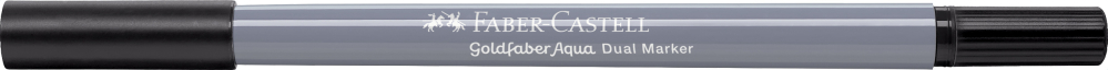 Marker solubil 2 capete goldfaber negru inchis 199 faber-castell [3]