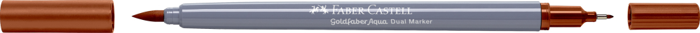 Marker solubil 2 capete goldfaber ocru ars 187 faber-castell [2]