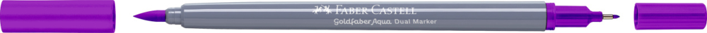 Marker solubil 2 capete goldfaber purpuriu 284 faber-castell [2]