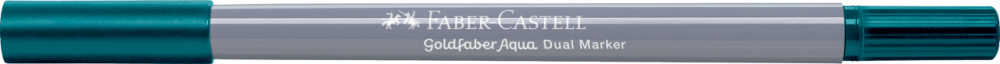 Marker solubil 2 capete goldfaber verde cobalt intens 158 faber-castell [3]