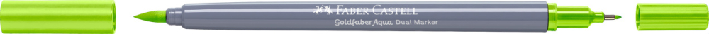 Marker solubil 2 capete goldfaber verde deschis 171 faber-castell [2]