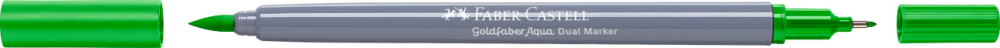 Marker solubil 2 capete goldfaber verde frunza 112 faber-castell [2]