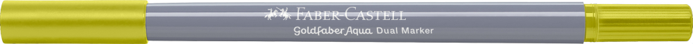 Marker solubil 2 capete goldfaber verde mai galbui 370 faber-castell [5]