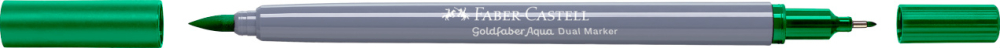 Marker solubil 2 capete goldfaber verde smarald 163 faber-castell [2]
