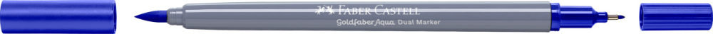 Marker solubil 2 capete goldfaber violet albastrui 137 faber-castell [2]