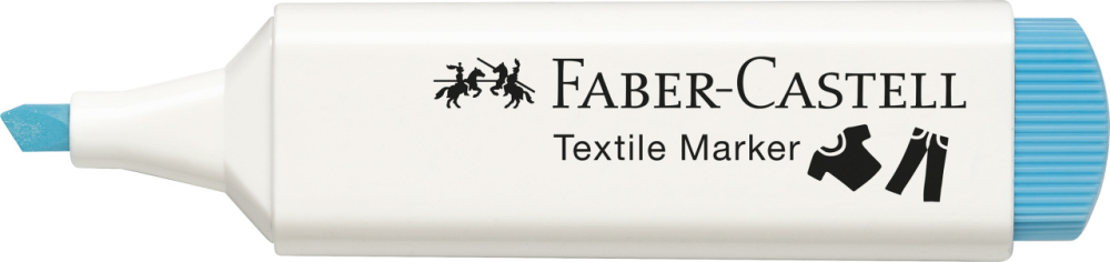 Marker textil bleu faber-castell [2]