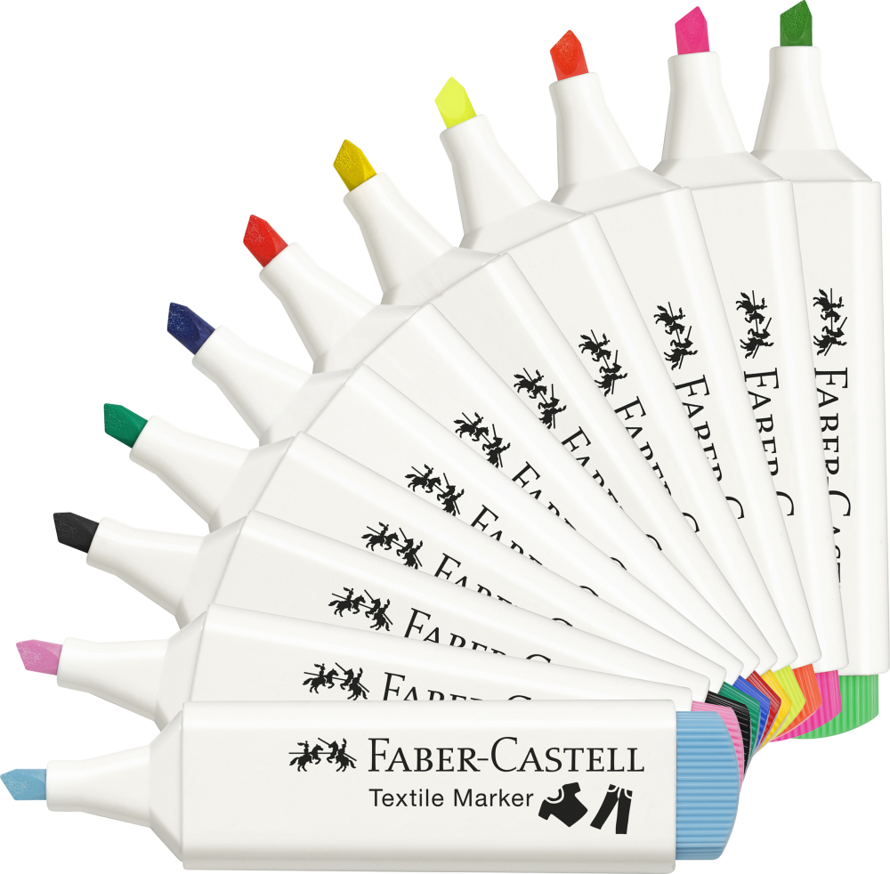 Marker textil verde neon faber-castell [3]