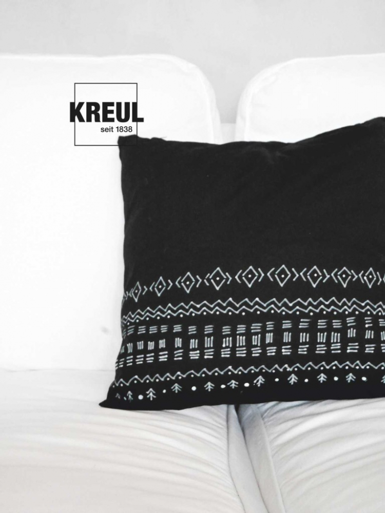 Marker textile Kreul Opak alb-negru 4/set [6]