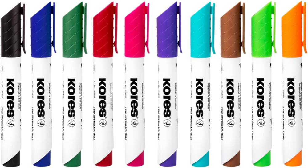 Marker whiteboard 10/set 3mm cutie plastic kores [2]