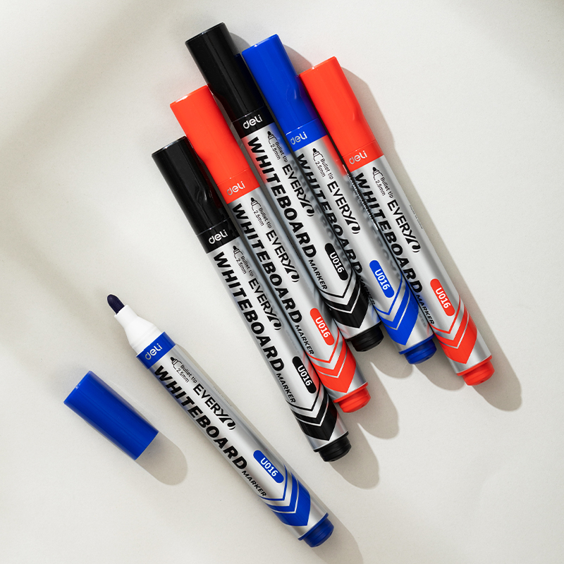 Marker whiteboard negru 2.5mm deli [4]