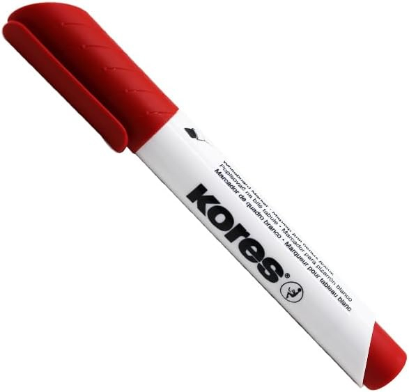 Marker whiteboard rosu varf tesit kores [2]