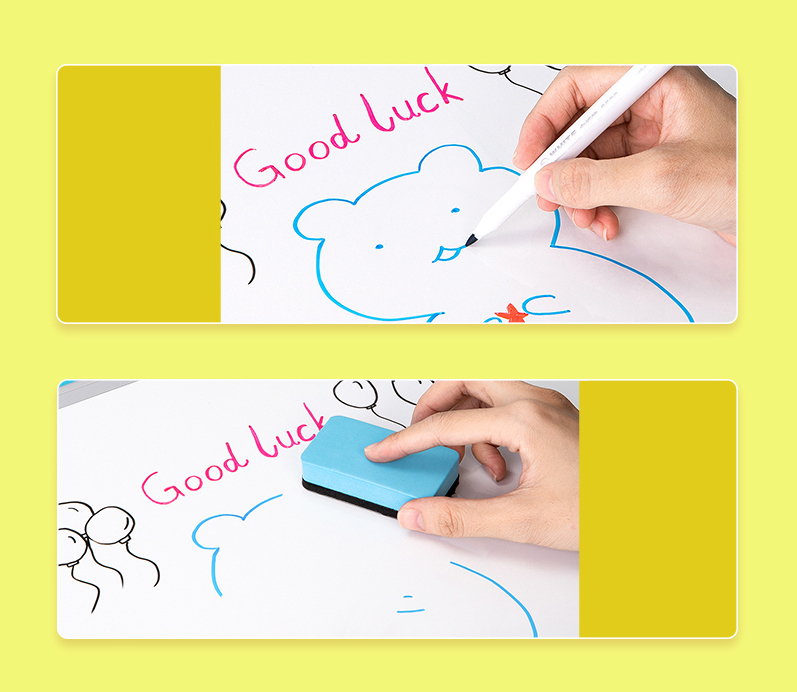 Marker whiteboard slim set 8 bucati deli [3]