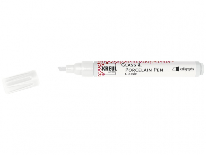 Markere pentru sticla si portelan, Kreul Classic Calligraphy, 2 culori [2]