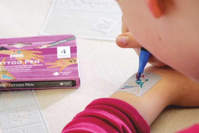 Markere pentru tatuaje temporare, cu sabloane, set pentru petreceri [3]