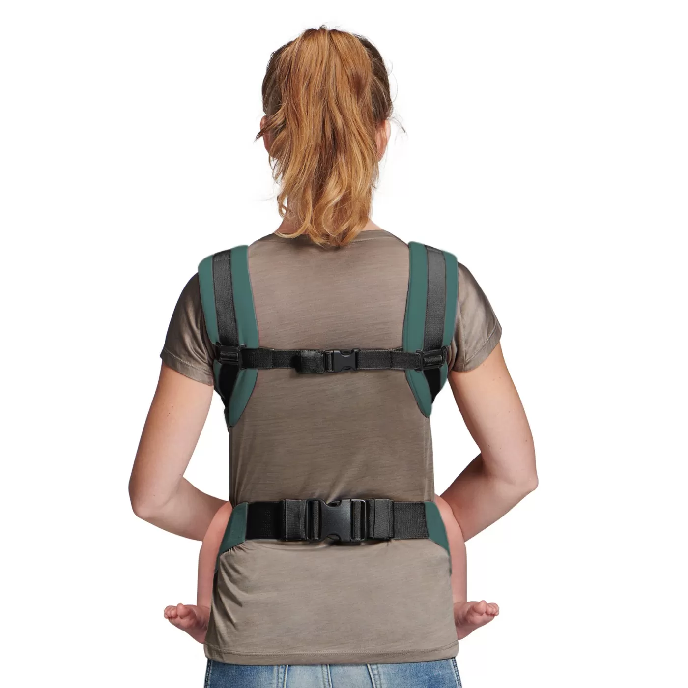 Marsupiu ergonomic kinderkraft milo, nature vibes, varsta de la 0 luni la 3 ani [5]
