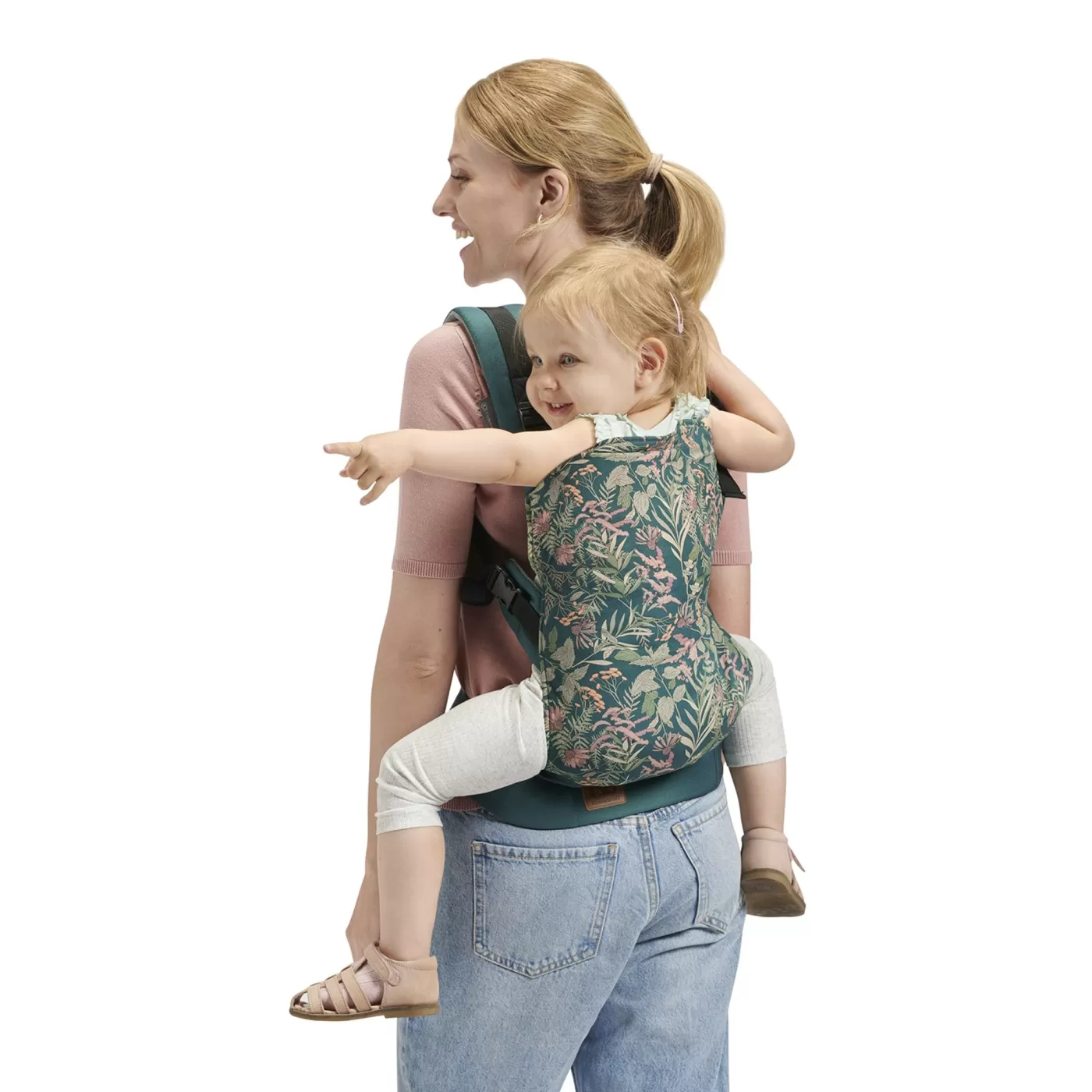 Marsupiu ergonomic kinderkraft milo, nature vibes, varsta de la 0 luni la 3 ani [3]