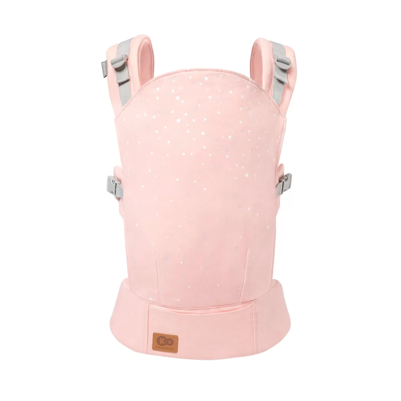 Marsupiu ergonomic kinderkraft nino, pana la 20 kg, confetti pink, varsta de la 0 luni la 5 ani [1]