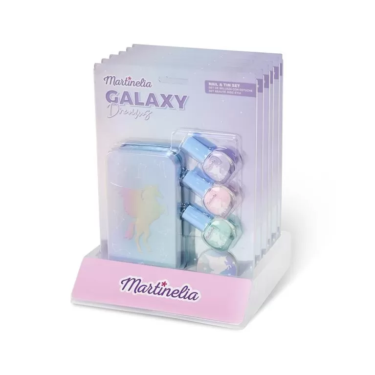 Martinelia galaxy dreams set 3 lacuri de unghii si cutie de depozitare, varsta de la 3 ani la +15 ani [3]