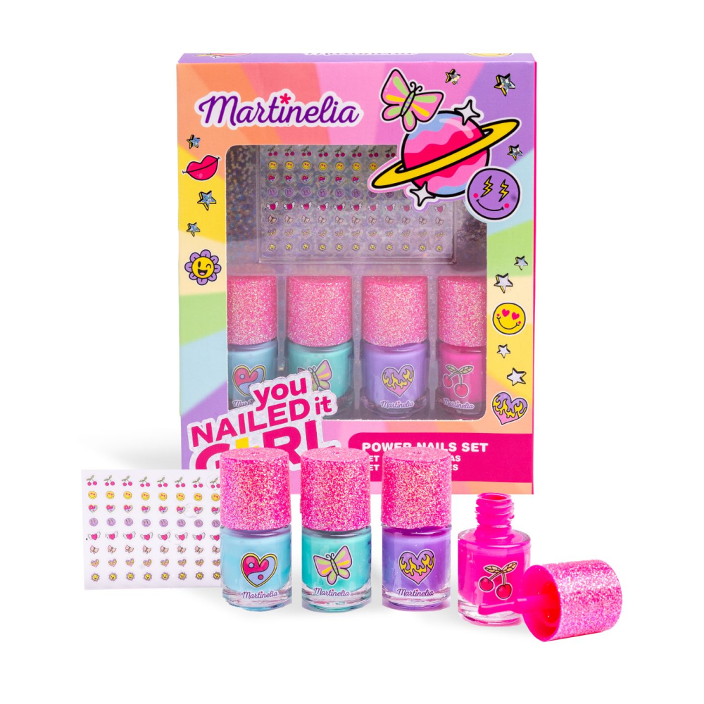Martinelia super girl set 4 lacuri de unghii si accesorii copii varsta 3 ani - +15 ani [3]