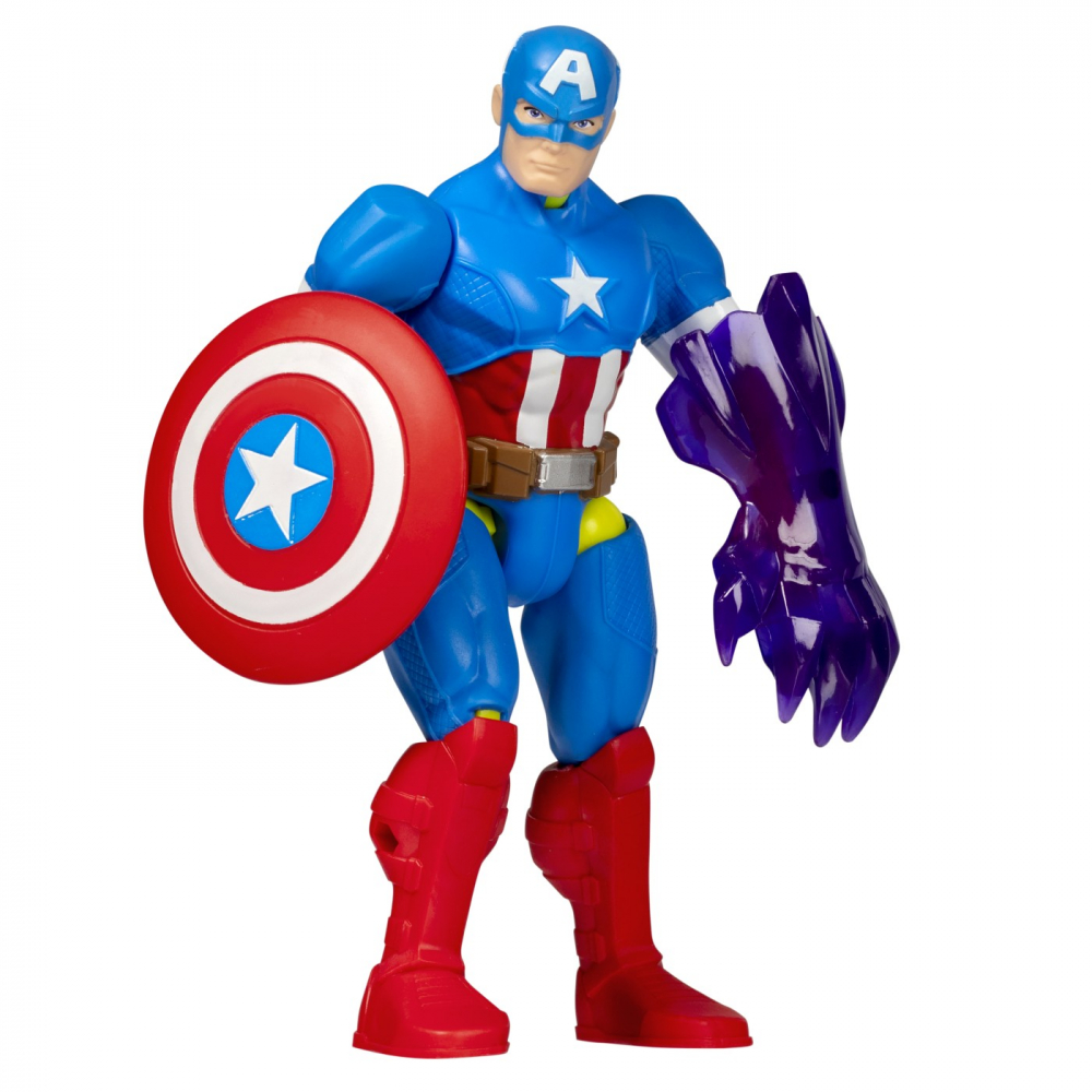 Marvel avengers mix mashers figurina capitan america 12cm, varsta de la 4 ani la 8 ani [7]
