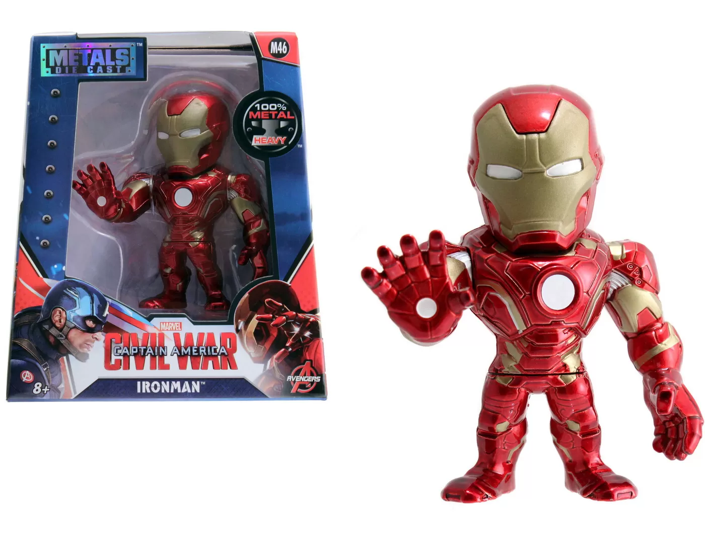 Marvel figurina metalica iron man 10cm [9]
