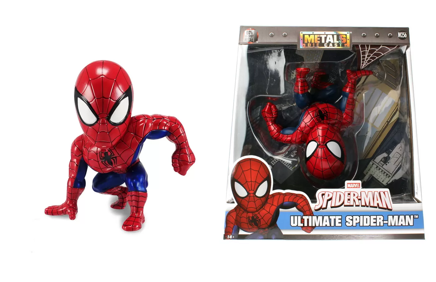 Marvel figurina metalica spider man 15cm [6]