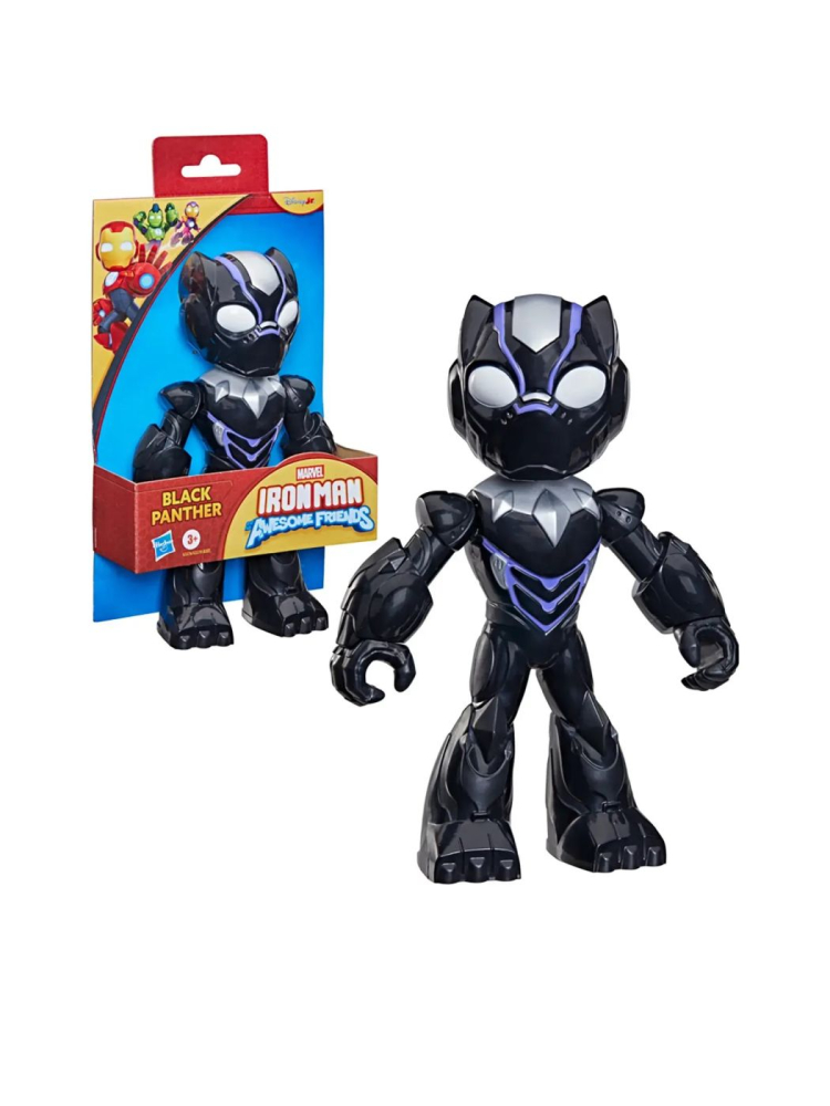 Marvel iron man si prietenii sai uimitori figurina black panther 22.8cm [4]