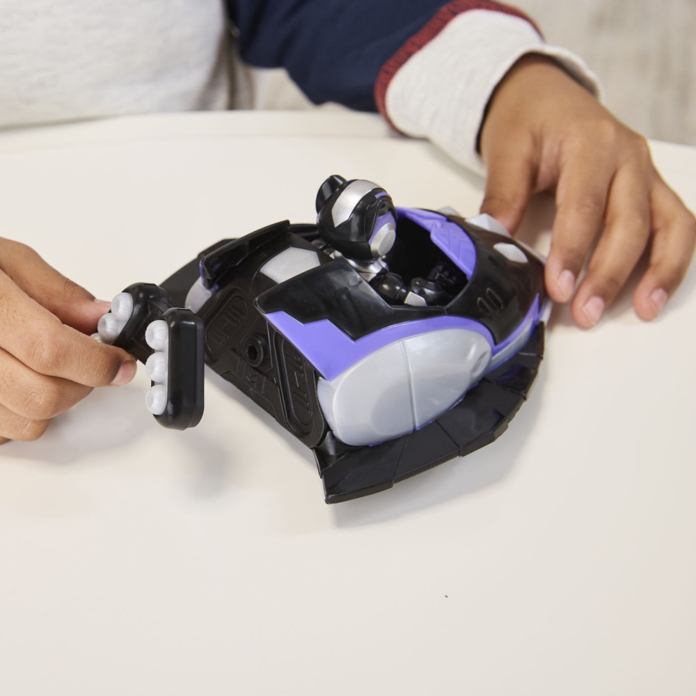 Marvel iron man si prietenii sai uimitori set vehicul si figurina black panther [5]