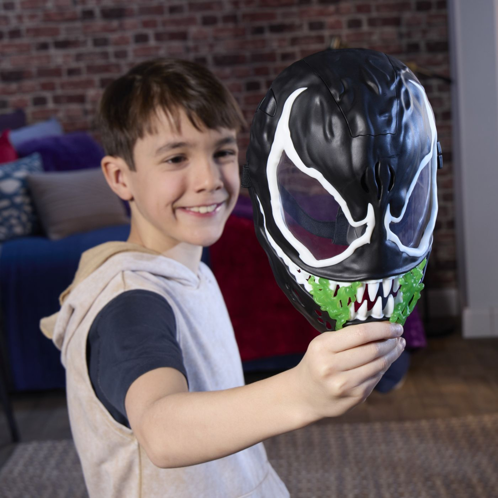 Marvel spiderman masca glow in the dark venom interactiva copii varsta 5 ani - 10 ani [6]