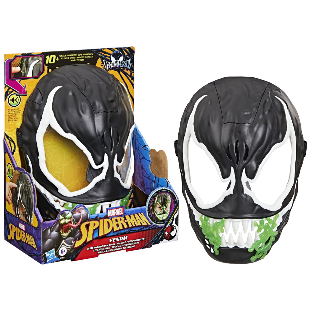 Marvel spiderman masca glow in the dark venom interactiva copii varsta 5 ani - 10 ani [9]