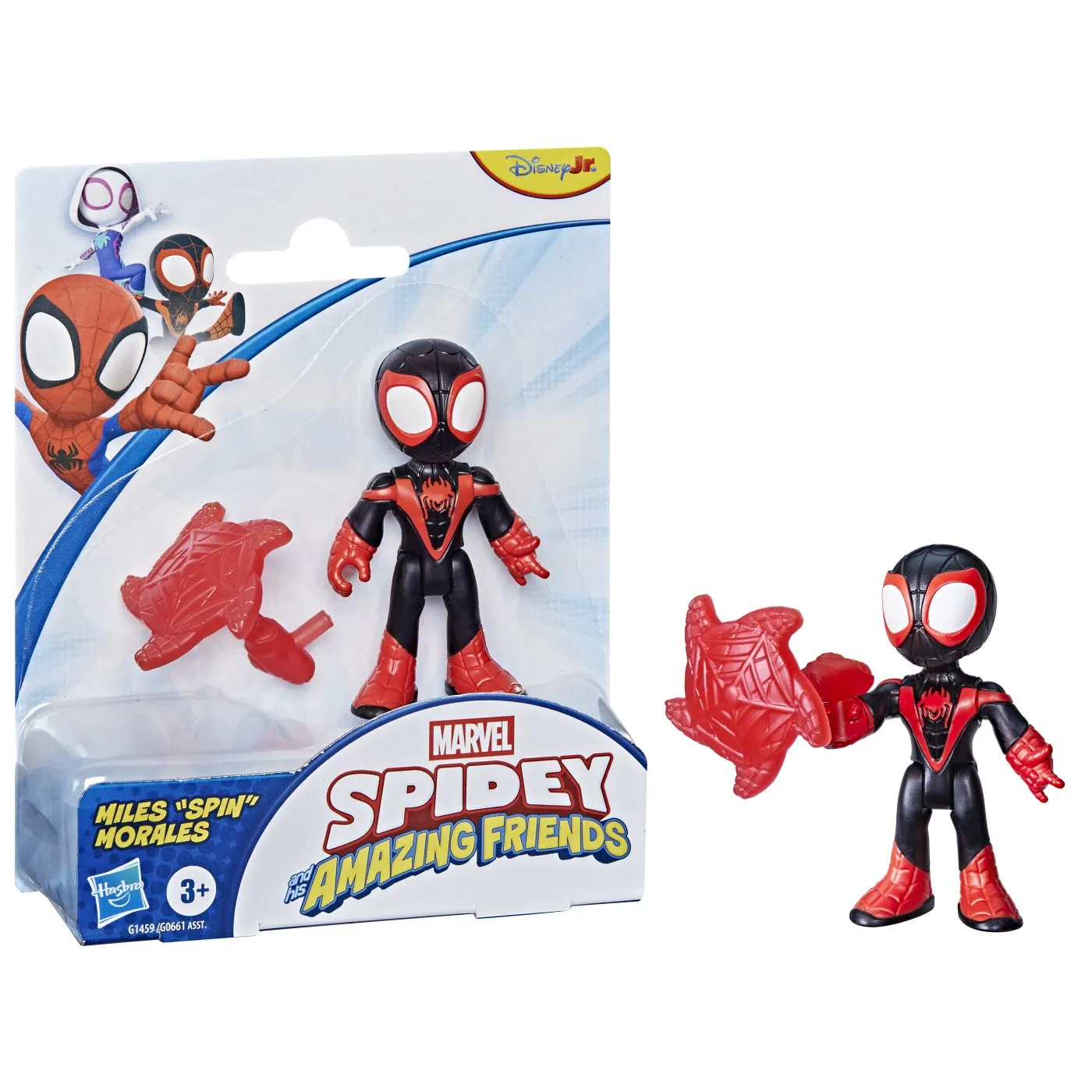 Marvel spidey si prietenii sai uimitori set figurina miles morales si accesorii, copii 3 ani-7 ani [4]