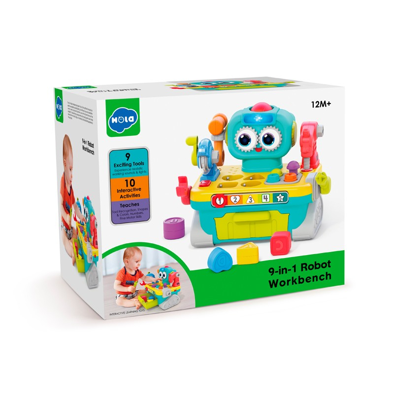 Masa de lucru robot 9 in 1, varsta de la 1 an la 4 ani [4]