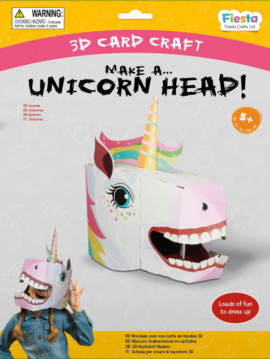 Masca unicorn 3D pentru copii [2]