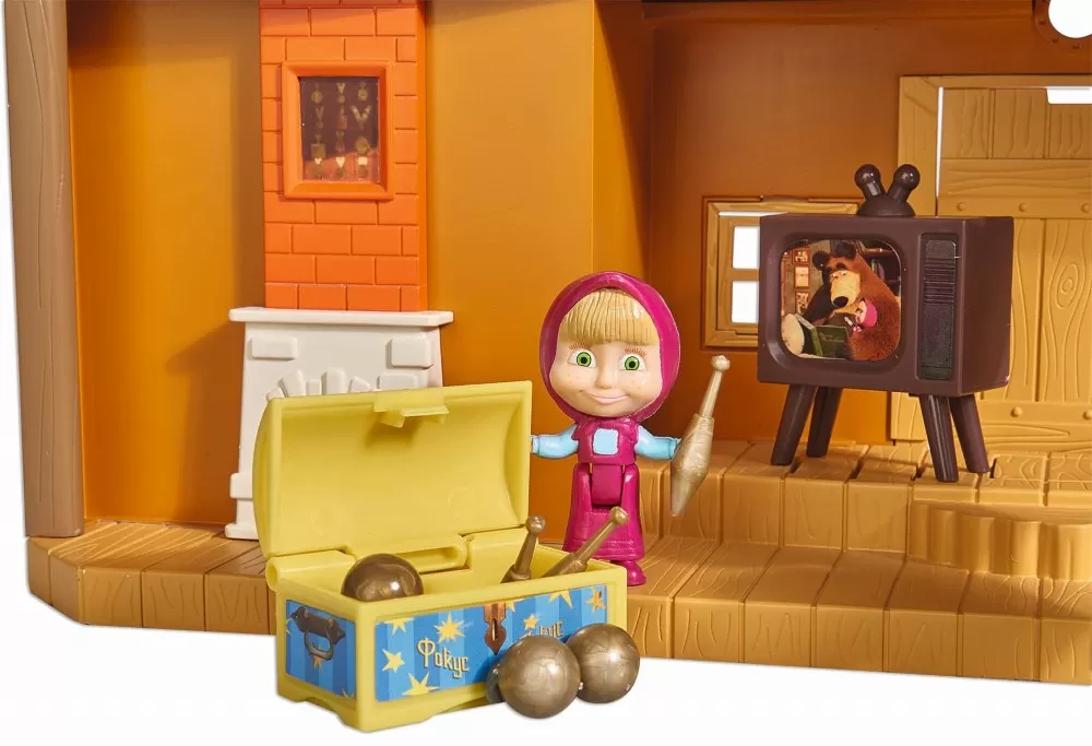 Masha casuta ursului cu 2 etaje, figurine si functiuni [7]