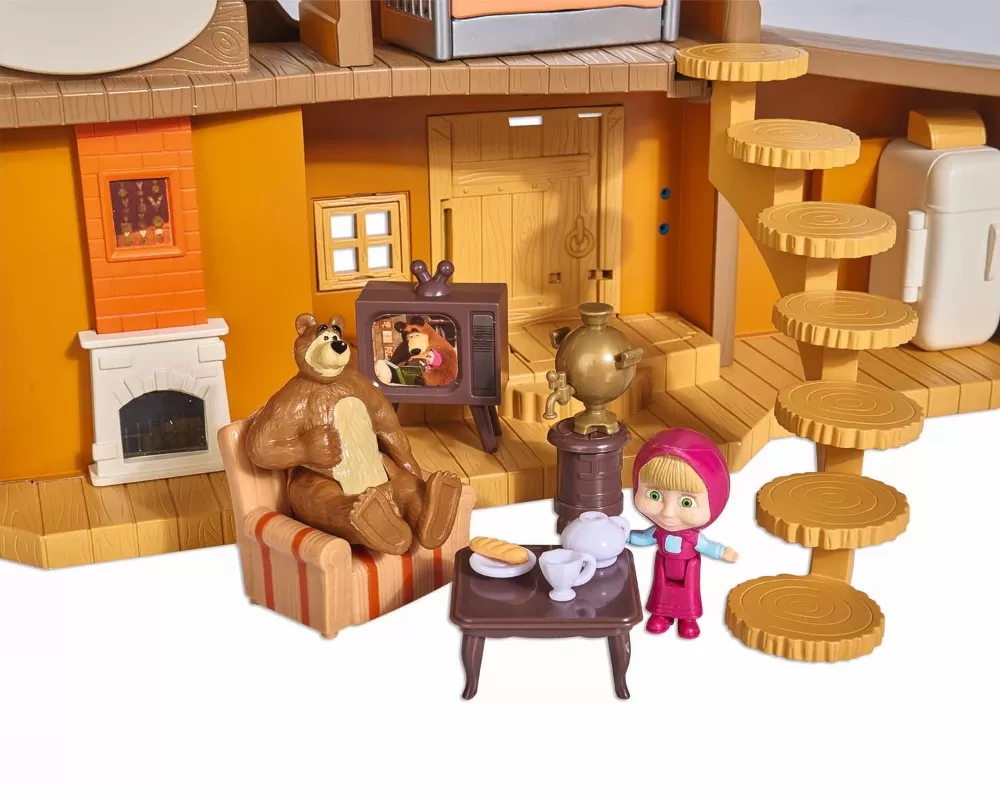 Masha casuta ursului cu 2 etaje, figurine si functiuni [5]