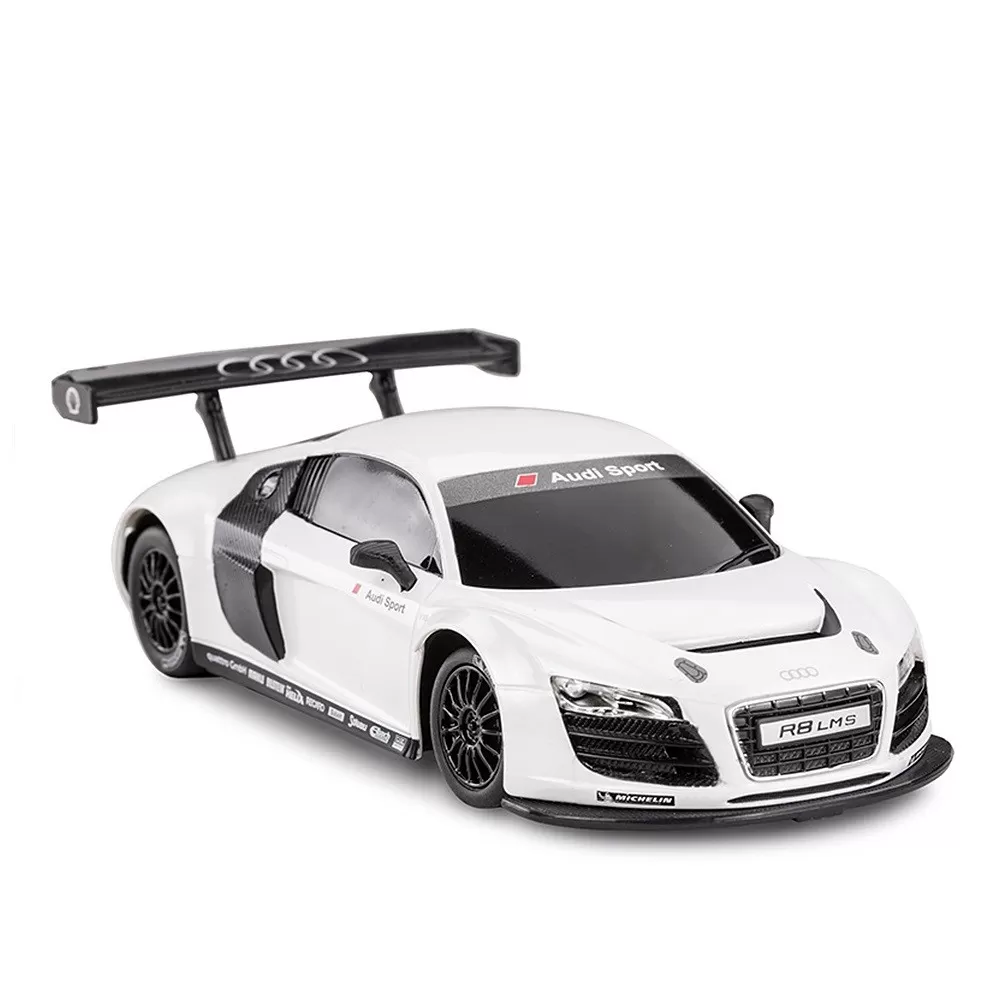 Masina cu telecomanda audi r8 alb cu scara 1 la 24, varsta de la 3 ani la +15 ani [4]