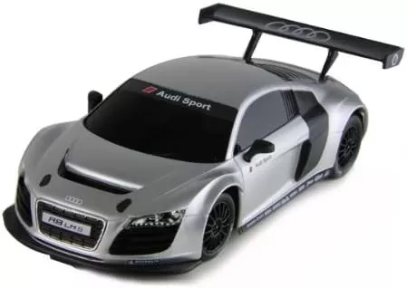 Masina cu telecomanda audi r8 argintiu cu scara 1 la 24, varsta de la 3 ani la +15 ani [7]