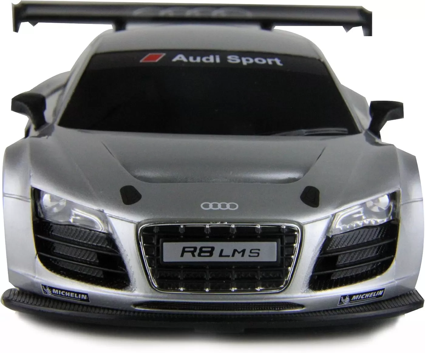 Masina cu telecomanda audi r8 argintiu cu scara 1 la 24, varsta de la 3 ani la +15 ani [3]