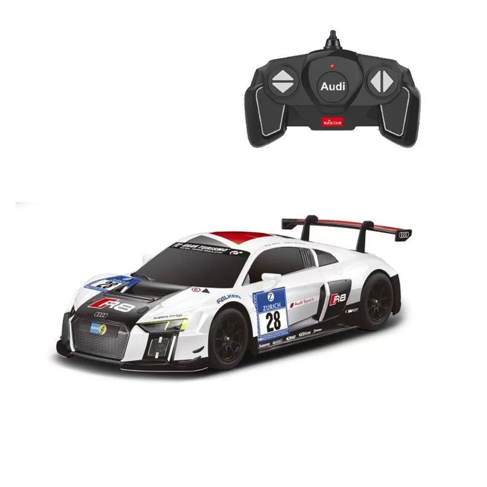 Masina cu telecomanda audi r8 lms performance alb scara 1 la 18, varsta de la 3 ani la +15 ani [3]