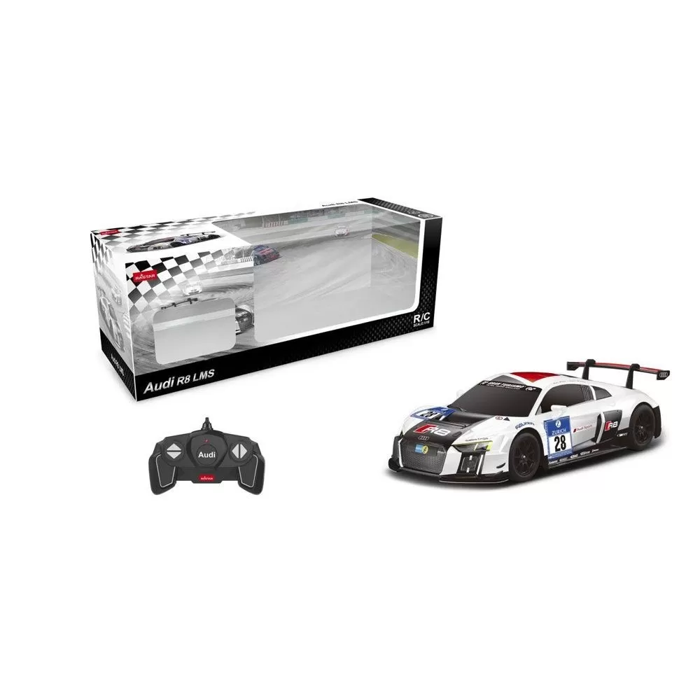 Masina cu telecomanda audi r8 lms performance alb scara 1 la 18, varsta de la 3 ani la +15 ani [2]