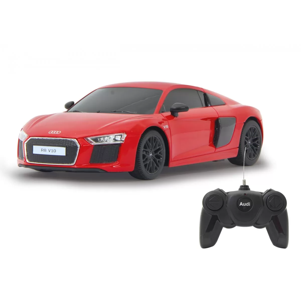 Masina cu telecomanda audi r8 rosu cu scara 1 la 24, varsta de la 3 ani la +15 ani [3]