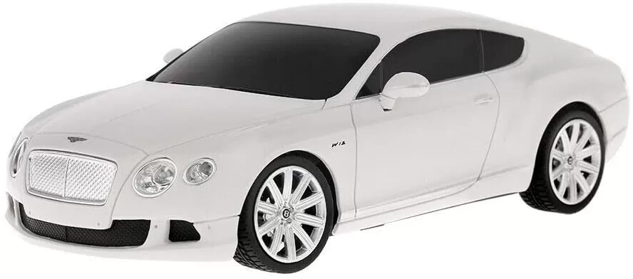 Masina cu telecomanda bentley continental gt alb cu scara 1 la 24, varsta de la 3 ani la +15 ani [5]
