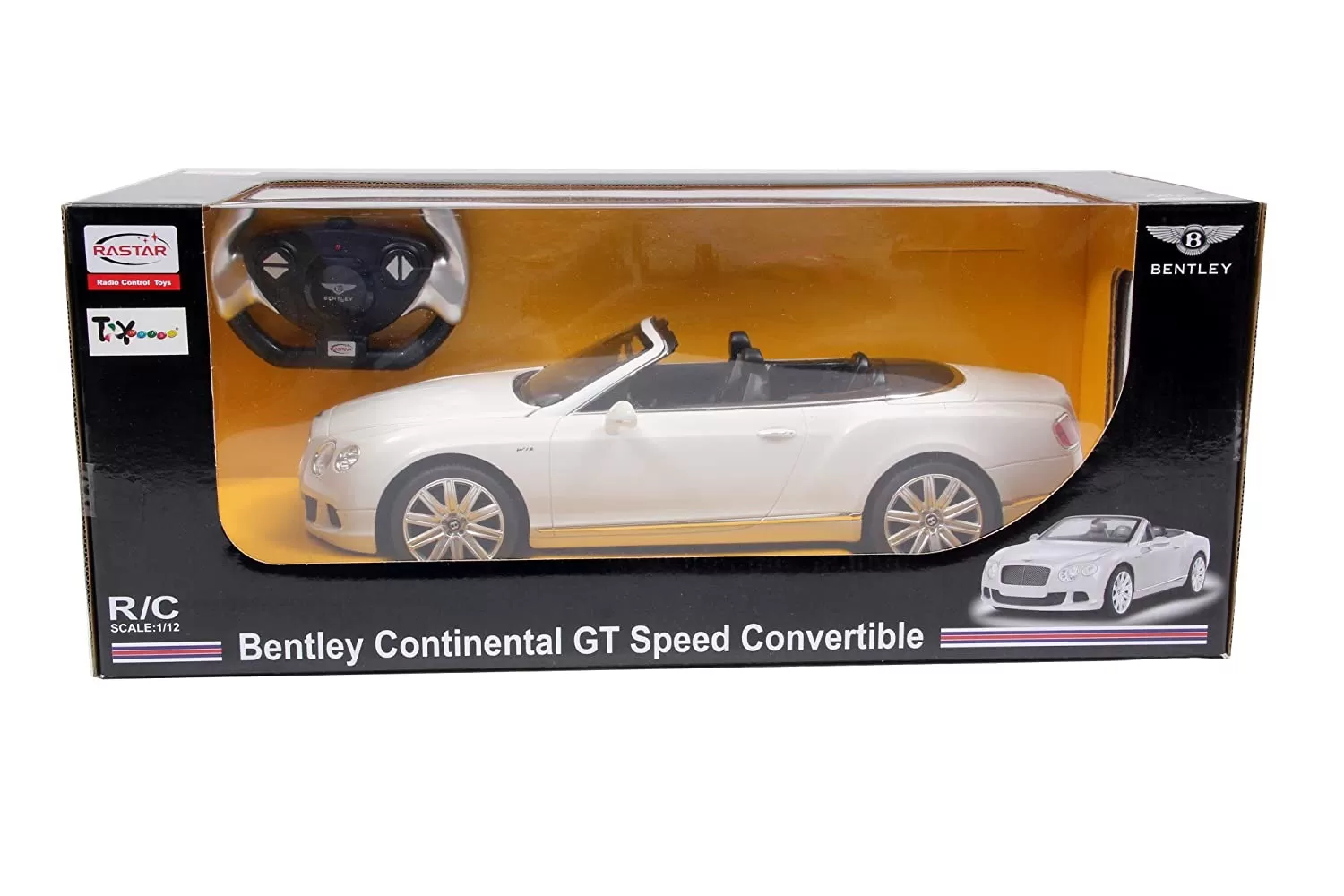Masina cu telecomanda bentley continetal gt alb cu scara 1 la 12, varsta de la 3 ani la +15 ani [3]