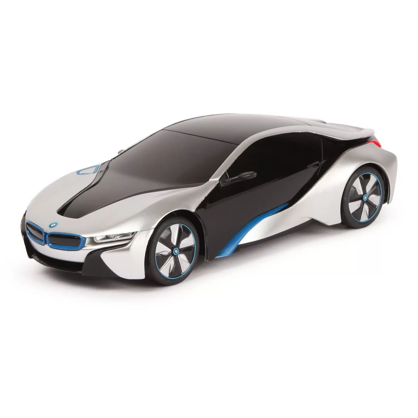 Masina cu telecomanda bmw i8 argintie scara 1 la 24, varsta de la 3 ani la +15 ani [3]